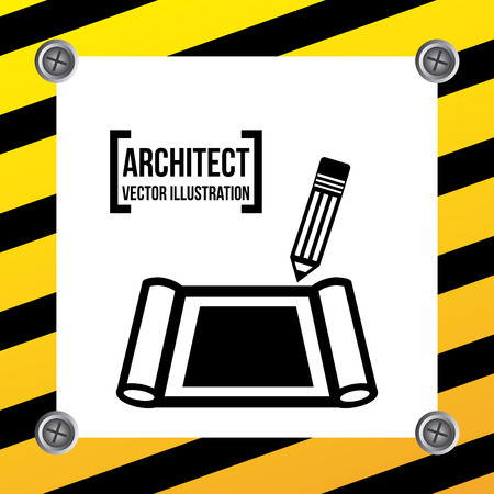 architecth graphic design , vector illustrationのイラスト素材