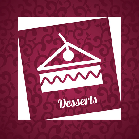 pastry graphic design , vector illustrationのイラスト素材