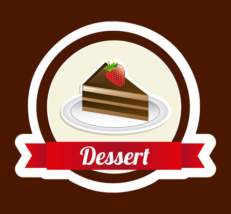 pastry graphic design , vector illustrationのイラスト素材