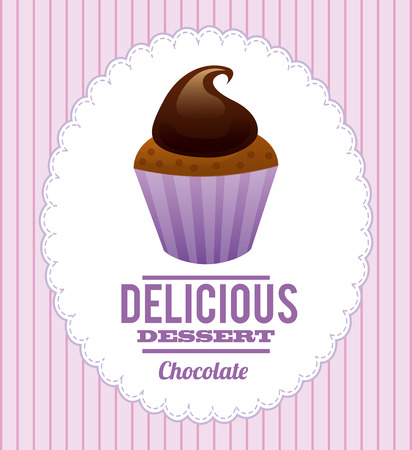 pastry graphic design , vector illustrationのイラスト素材