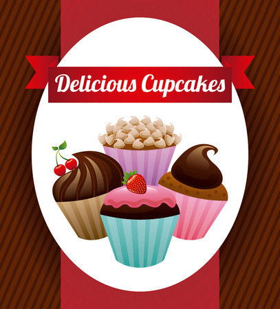 pastry graphic design , vector illustrationのイラスト素材