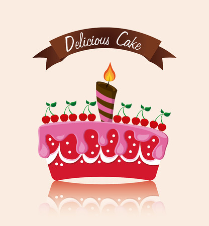 pastry graphic design , vector illustrationのイラスト素材