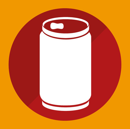 Drinks design over orange background,vector illustrationのイラスト素材