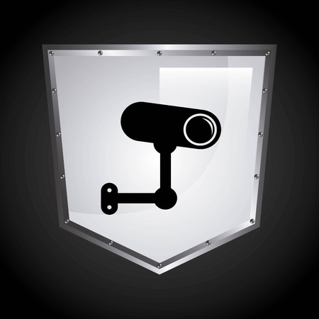 security shield graphic design , vector illustrationのイラスト素材