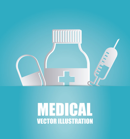 medical graphic design , vector illustrationのイラスト素材