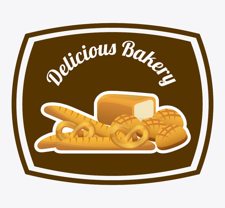 bakery graphic design , vector illustrationのイラスト素材