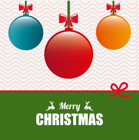 merry christmas graphic design , vector illustrationのイラスト素材