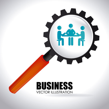 Business design over white background,vector illustrationのイラスト素材