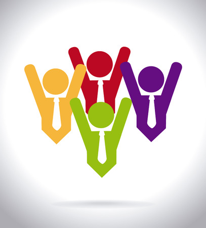 Business design over white background,vector illustrationのイラスト素材