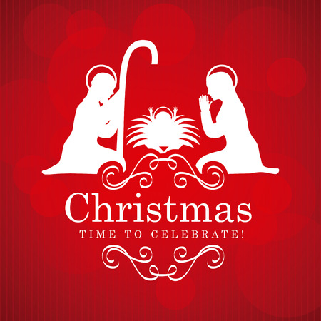 christmas graphic design , vector illustrationのイラスト素材