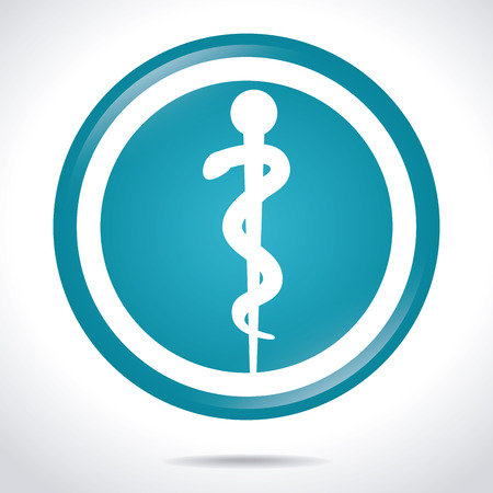 Medical design over white background, vector illustrationのイラスト素材