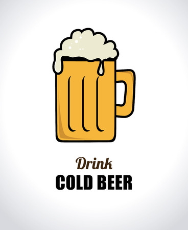 Drinks design over white background,vector illustrationのイラスト素材