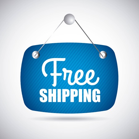 free delivery graphic design , vector illustrationのイラスト素材