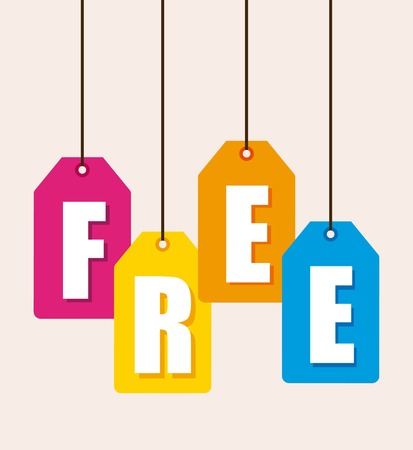 free graphic design , vector illustrationのイラスト素材