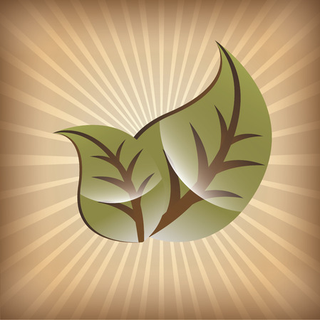 eco graphic design , vector illustrationのイラスト素材