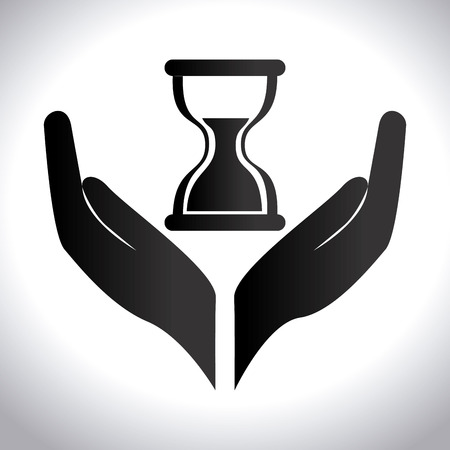 Time design over white background, vector illustrationのイラスト素材