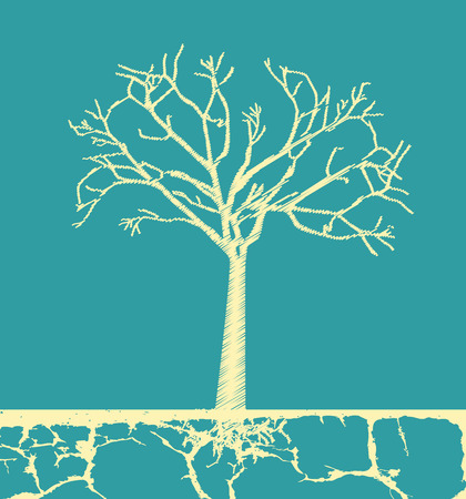 tree graphic design , vector illustrationのイラスト素材
