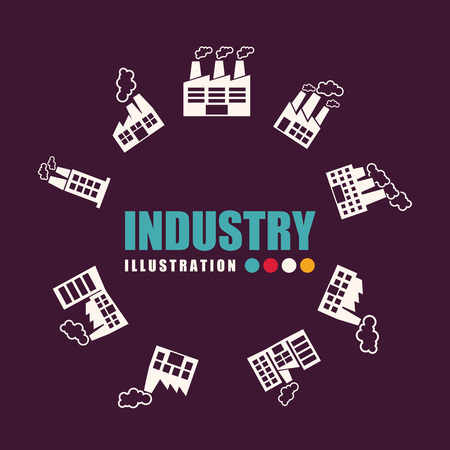 industry graphic design , vector illustrationのイラスト素材
