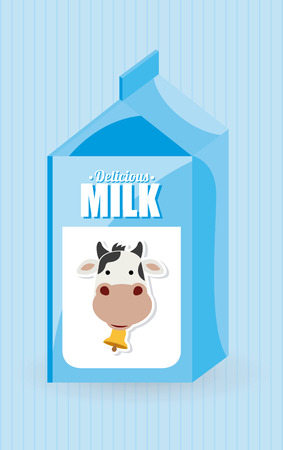 milk graphic design , vector illustrationのイラスト素材