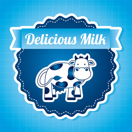 milk graphic design , vector illustrationのイラスト素材