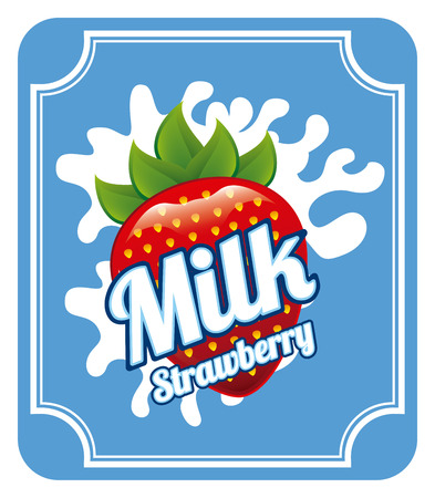 milk graphic design , vector illustrationのイラスト素材