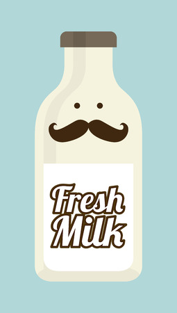 milk graphic design , vector illustrationのイラスト素材
