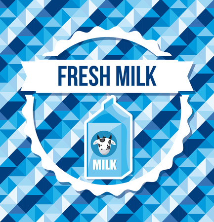 milk graphic design , vector illustrationのイラスト素材