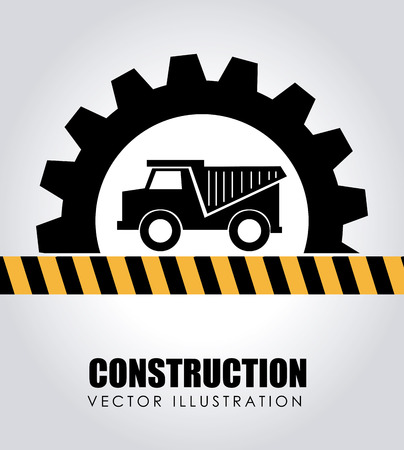 Industry design over gray background, vector illustrationのイラスト素材