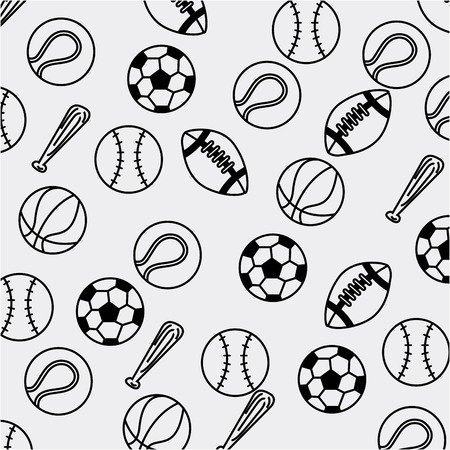 balls sport graphic design , vector illustrationのイラスト素材