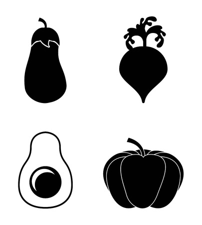 organic food graphic design , vector illustrationのイラスト素材