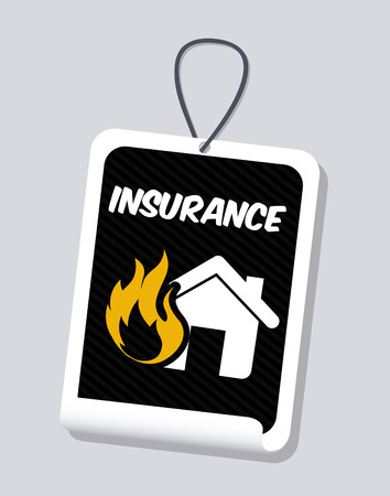 insurance graphic design , vector illustrationのイラスト素材