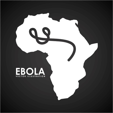 ebola graphic design , vector illustrationのイラスト素材