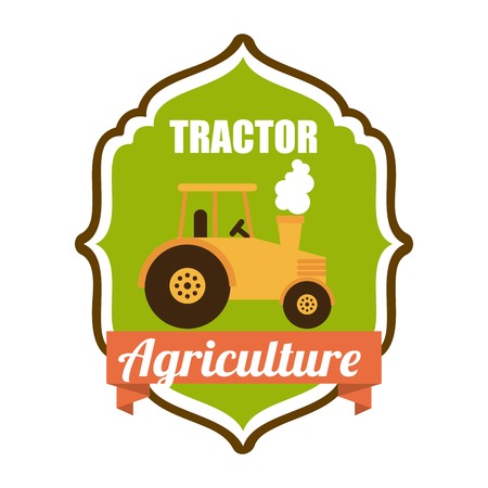 tractor graphic design , vector illustrationのイラスト素材