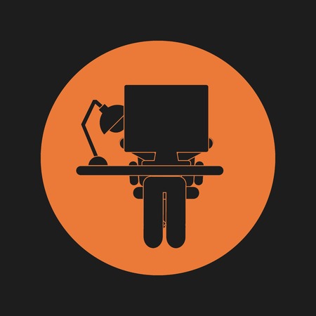 office graphic design , vector illustrationのイラスト素材