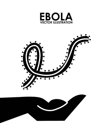 ebola graphic design , vector illustrationのイラスト素材