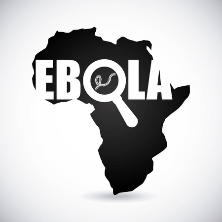 ebola graphic design , vector illustrationのイラスト素材