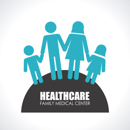 Medical design over white background, vector illustrationのイラスト素材