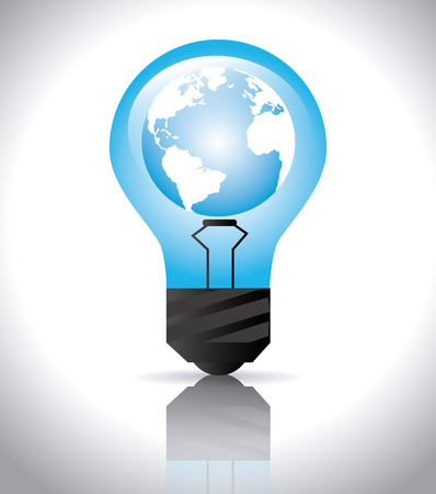 Idea design over white background, vector illustrationのイラスト素材