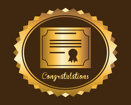 graduation graphic design , vector illustrationのイラスト素材