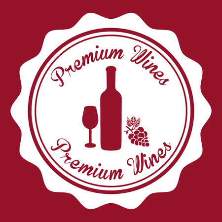 wine graphic design , vector illustrationのイラスト素材