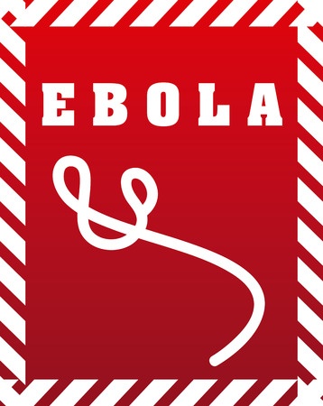 ebola graphic design , vector illustrationのイラスト素材