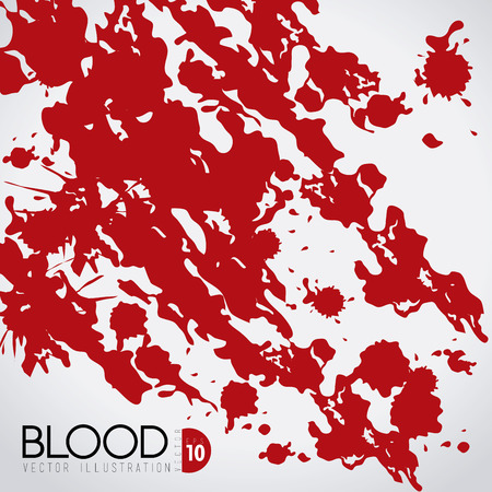 Blood design over white background, vector illustrationのイラスト素材