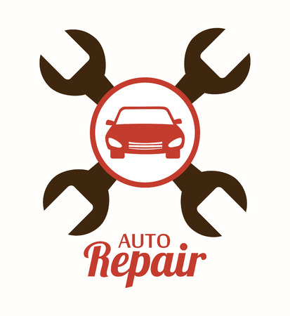 Garage design over white background,vector illustrationのイラスト素材