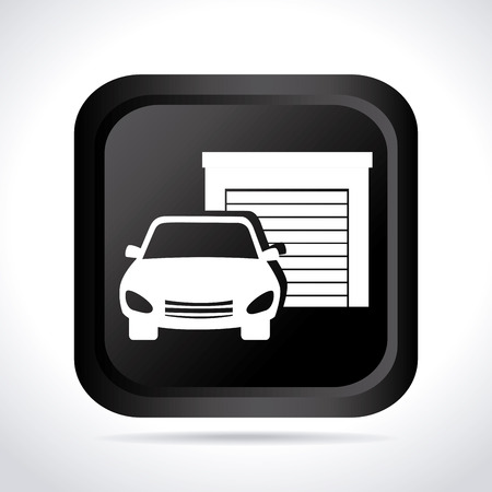 Garage design over white background,vector illustrationのイラスト素材