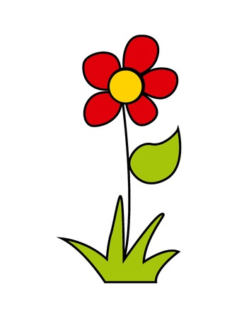 flower graphic design , vector illustrationのイラスト素材