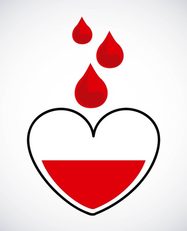 donate blood graphic design , vector illustrationのイラスト素材