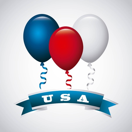 usa celebration graphic design , vector illustrationのイラスト素材