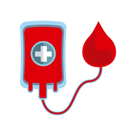 donate blood graphic design , vector illustrationのイラスト素材