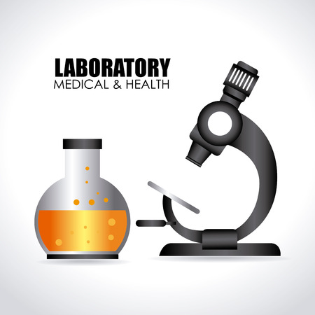 Medical design over white background, vector illustrationのイラスト素材