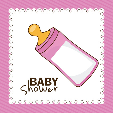 baby shower graphic design , vector illustrationのイラスト素材